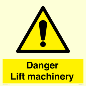 WM5672: Danger Lift machinery