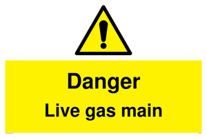 WM5843: Danger Live gas main
