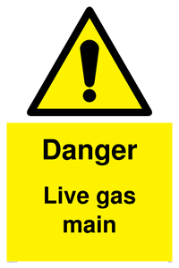 WM5843: Danger Live gas main