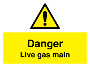 WM5843: Danger Live gas main