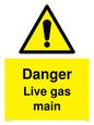 WM5843: Danger Live gas main