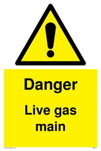 WM5843: Danger Live gas main