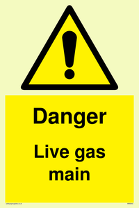 WM5843: Danger Live gas main