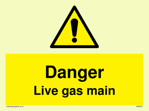 WM5843: Danger Live gas main