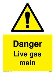 WM5843: Danger Live gas main