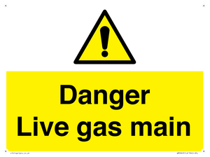 WM5843: Danger Live gas main