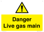 WM5843: Danger Live gas main