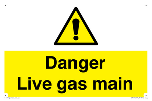 WM5843: Danger Live gas main