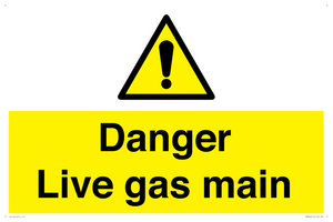 WM5843: Danger Live gas main