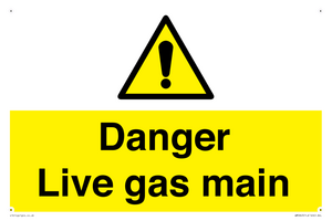 WM5843: Danger Live gas main