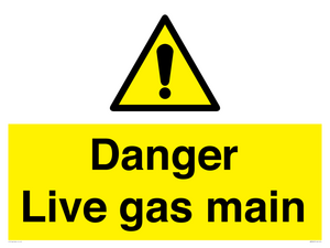 WM5843: Danger Live gas main