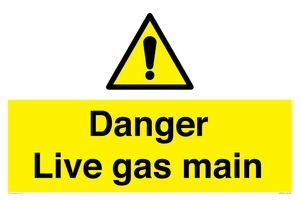 WM5843: Danger Live gas main