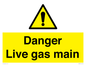 WM5843: Danger Live gas main