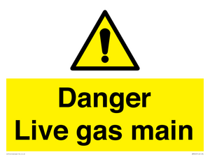 WM5843: Danger Live gas main