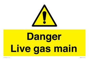 WM5843: Danger Live gas main