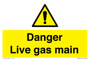 WM5843: Danger Live gas main