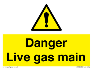 WM5843: Danger Live gas main