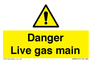 WM5843: Danger Live gas main