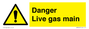 WM5843: Danger Live gas main