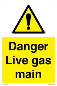 WM5843: Danger Live gas main