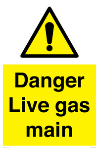 WM5843: Danger Live gas main