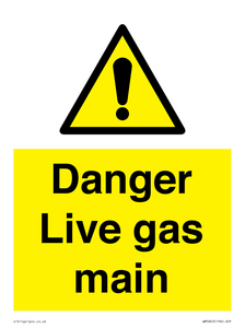 WM5843: Danger Live gas main