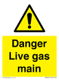 WM5843: Danger Live gas main