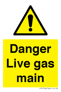 WM5843: Danger Live gas main