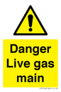 WM5843: Danger Live gas main