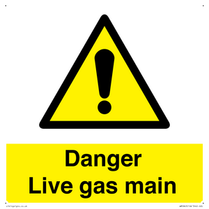WM5843: Danger Live gas main