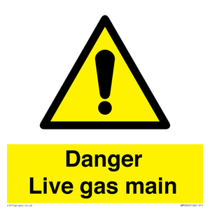WM5843: Danger Live gas main