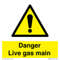 WM5843: Danger Live gas main