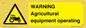 WM7006: WARNING Agricultural equipment operating