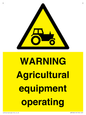 WM7006: WARNING Agricultural equipment operating