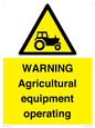 WM7006: WARNING Agricultural equipment operating