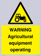 WM7006: WARNING Agricultural equipment operating