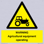 WM7006: WARNING Agricultural equipment operating