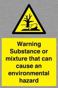 WM7802: Warning Substance or mixture that can cause an environmental hazard
