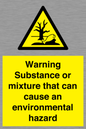 WM7802: Warning Substance or mixture that can cause an environmental hazard