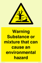 WM7802: Warning Substance or mixture that can cause an environmental hazard