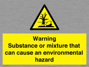 WM7802: Warning Substance or mixture that can cause an environmental hazard