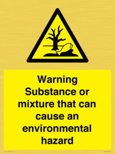 WM7802: Warning Substance or mixture that can cause an environmental hazard