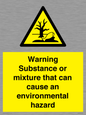WM7802: Warning Substance or mixture that can cause an environmental hazard