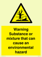 WM7802: Warning Substance or mixture that can cause an environmental hazard
