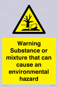 WM7802: Warning Substance or mixture that can cause an environmental hazard