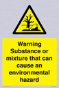 WM7802: Warning Substance or mixture that can cause an environmental hazard