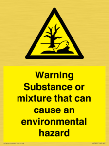 WM7802: Warning Substance or mixture that can cause an environmental hazard