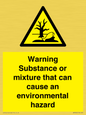 WM7802: Warning Substance or mixture that can cause an environmental hazard