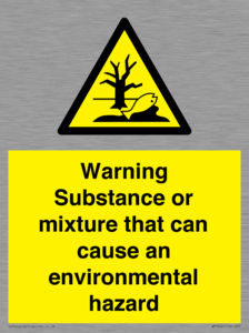 WM7802: Warning Substance or mixture that can cause an environmental hazard