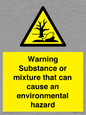 WM7802: Warning Substance or mixture that can cause an environmental hazard